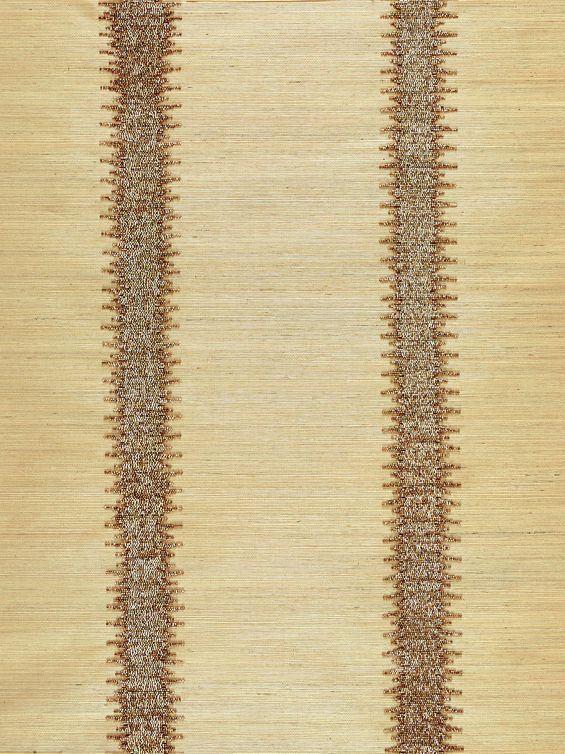 Veronica Beaded Grasscloth - Burnished Gold