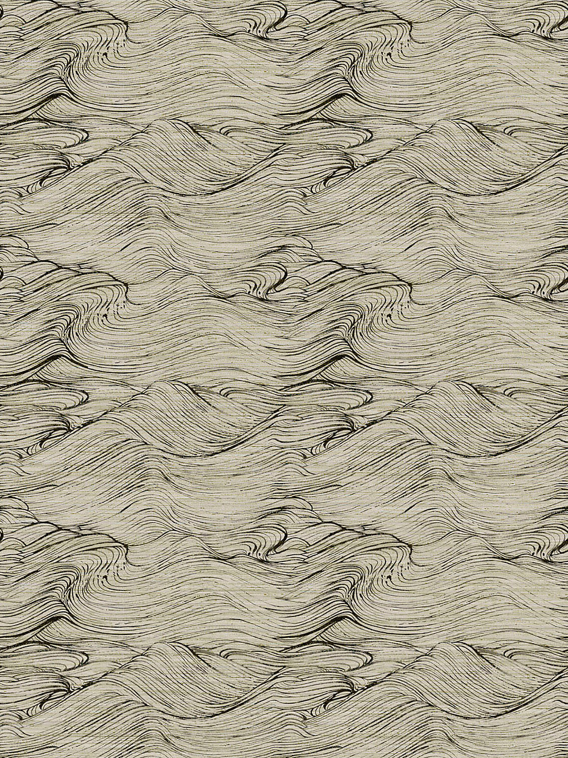Shikoku - Ink Wash - Scalamandre Wallpaper