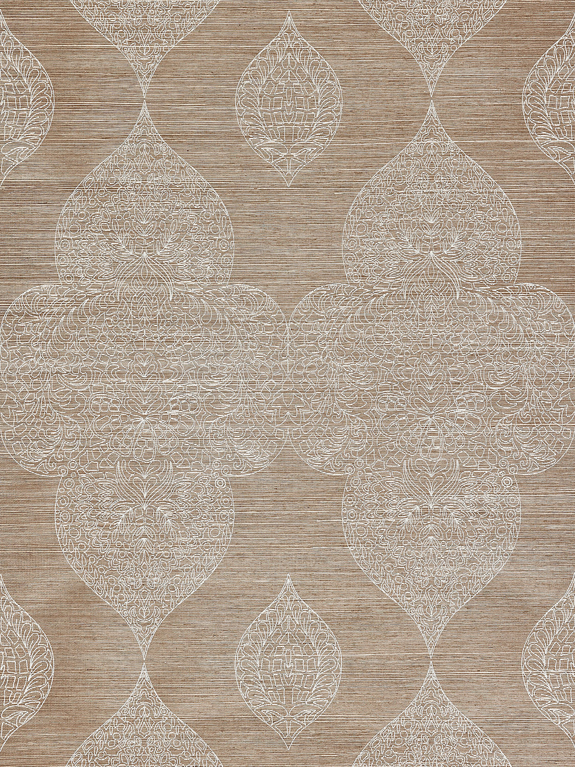 Taj Embroidered Sisal - Nutmeg