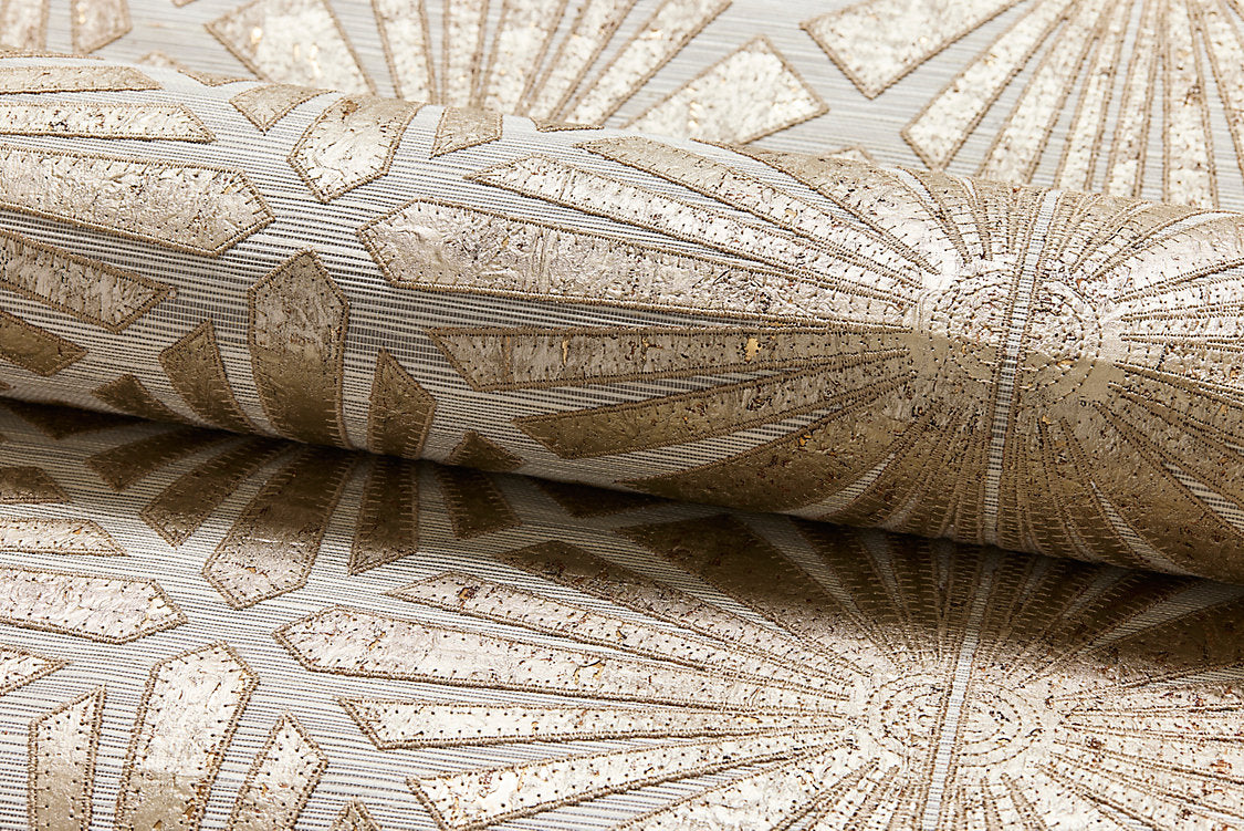 Milan Diamond Grasscloth - Antique