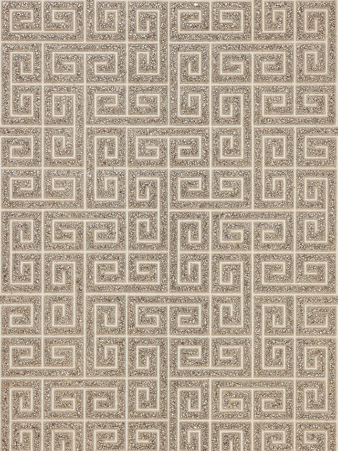Fret Mosaic Grasscloth - Tiger Eye