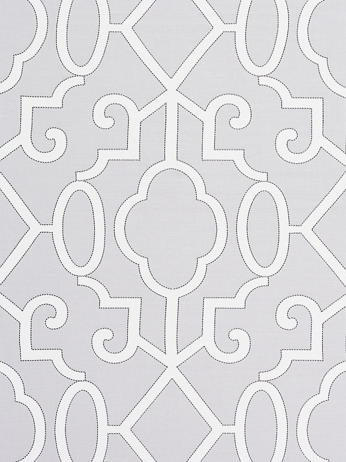 Ming Fretwork - Pearl Grey - Scalamandre Fabric
