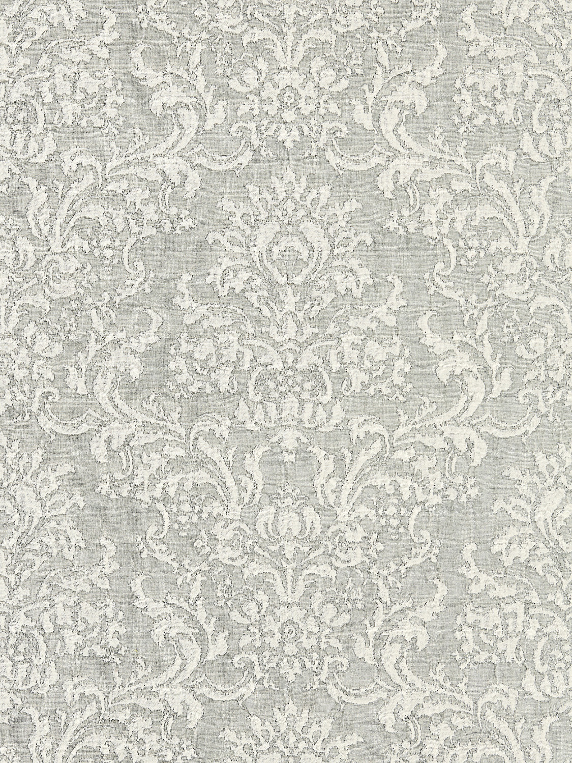 San Luca Damask - Pearl Grey - Scalamandre Fabric