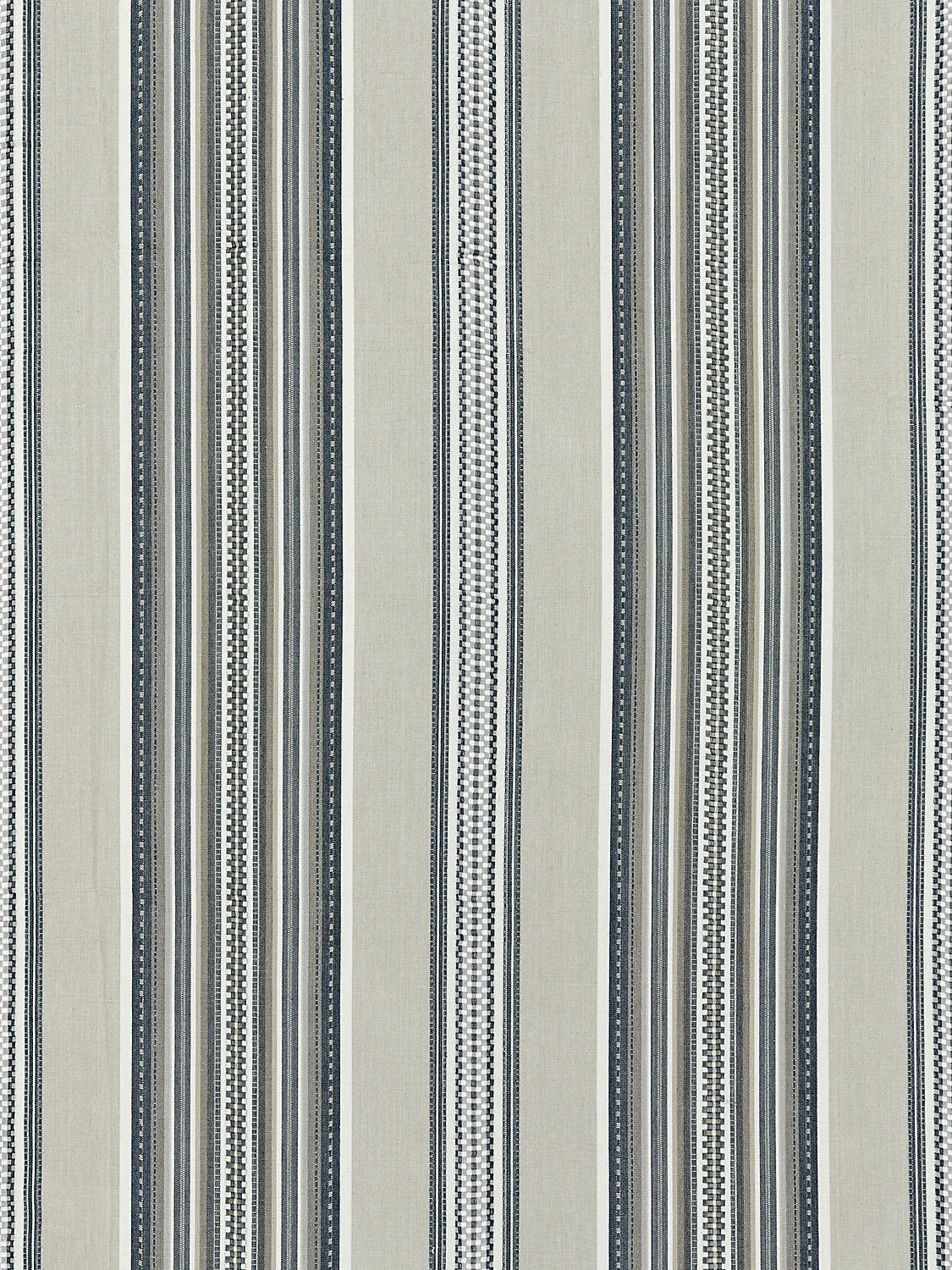 Cyrus Cotton Stripe - Stone - Scalamandre Fabric