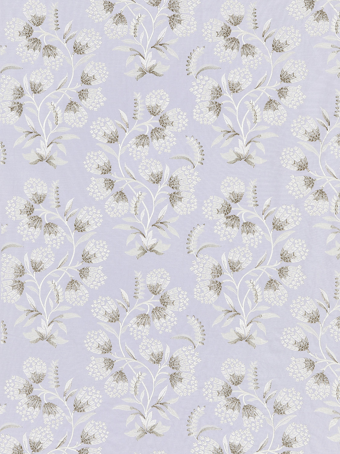 Hana Embroidery - Lilac - Scalamandre Fabric