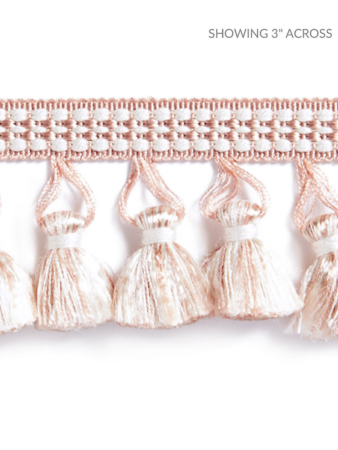 Plaza Tassel Fringe - Blush - Scalamandre Trim
