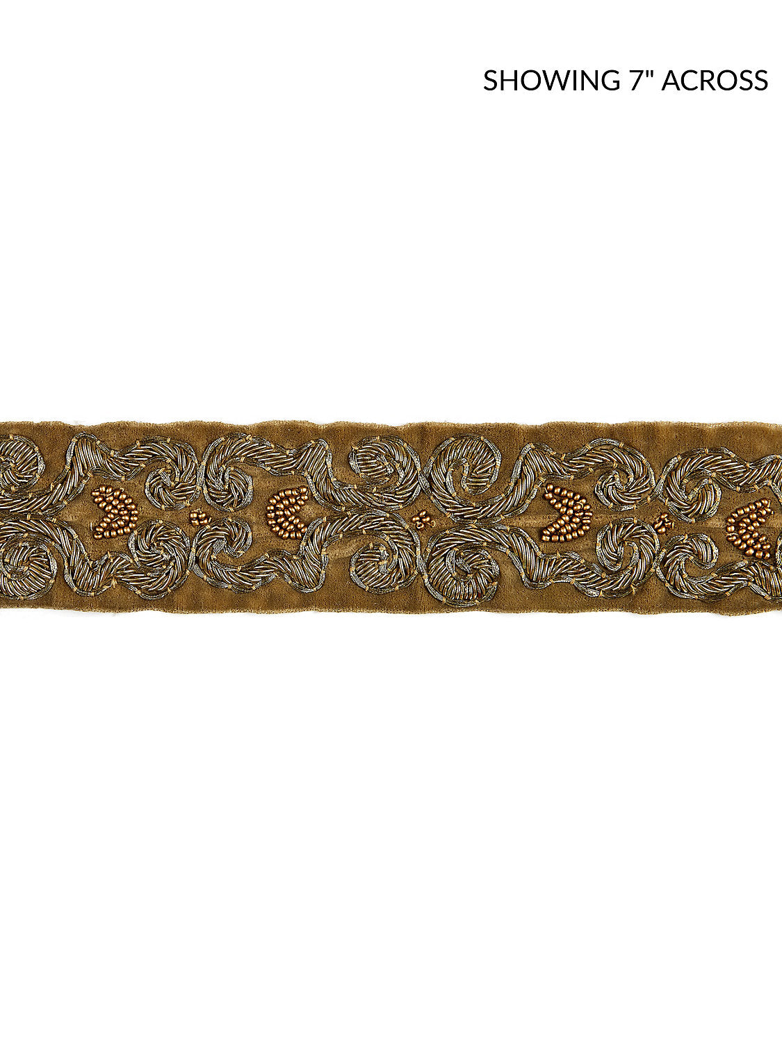 Zardozi Velvet Tape - Burnished Gold - Scalamandre Trim