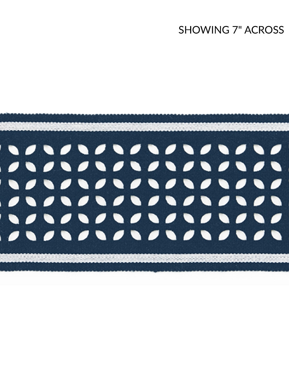 Cassis Laser Cut Tape - Navy
