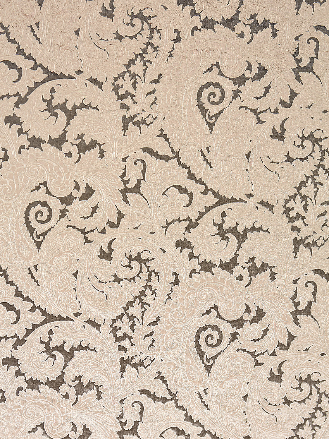 Palermo Velvet Paisley - Pewter - Scalamandre Fabric