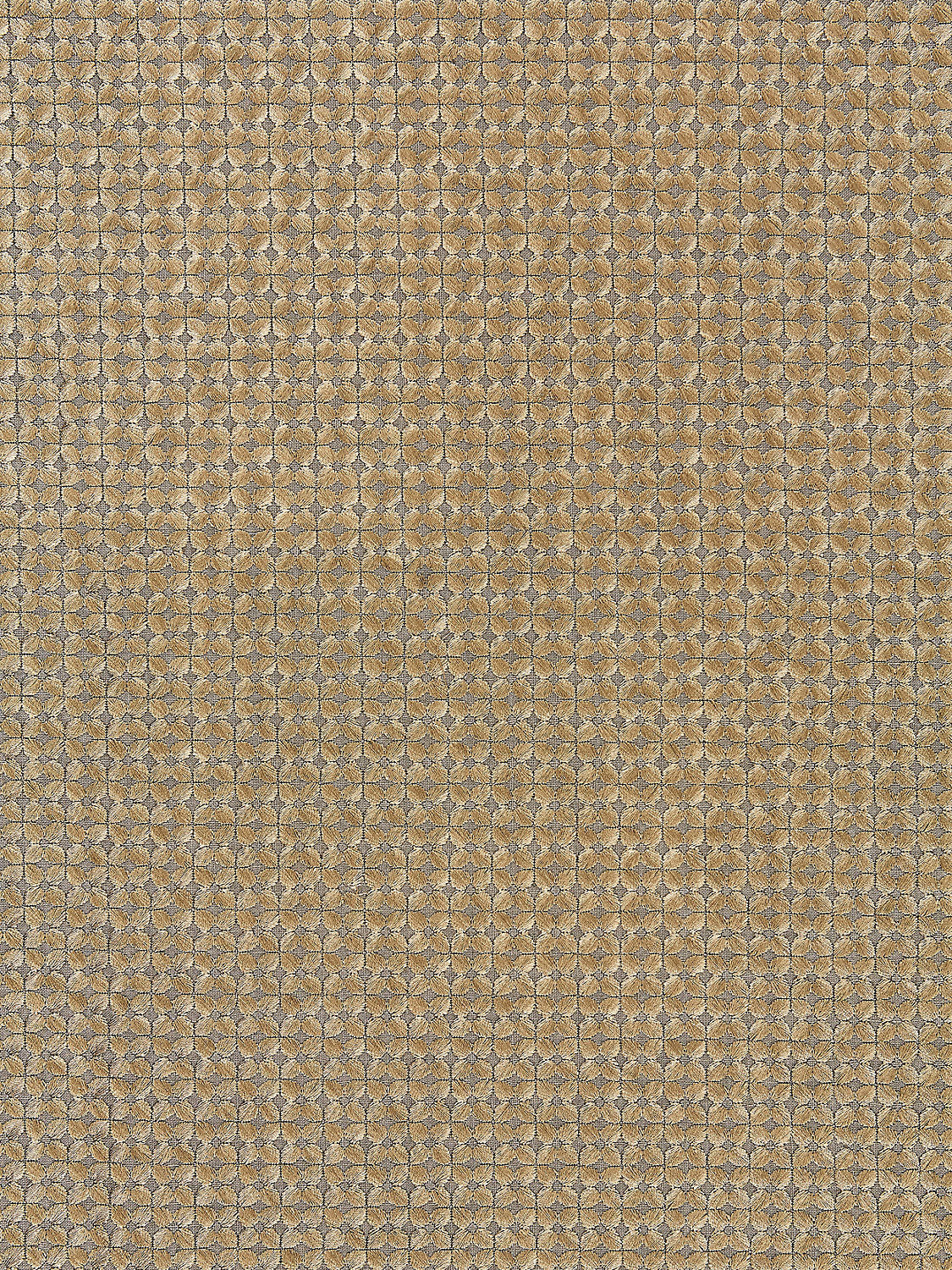 Floret Embroidery - Smoky Quartz - Scalamandre Fabric
