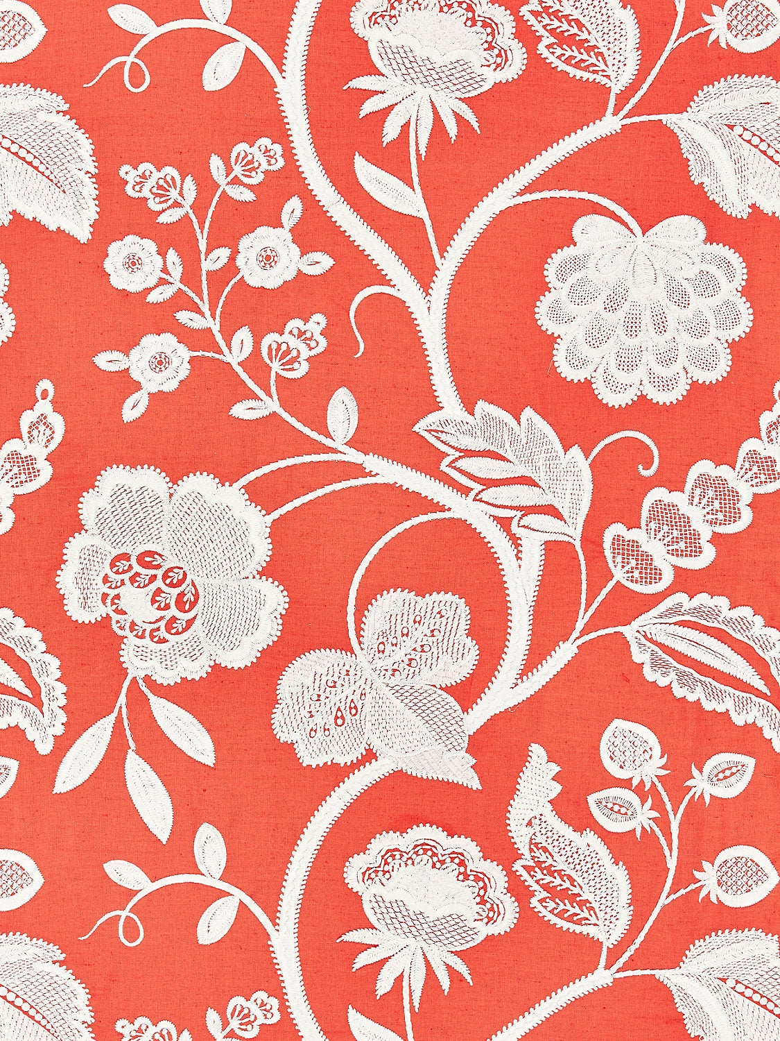 Kensington Embroidery - Coral