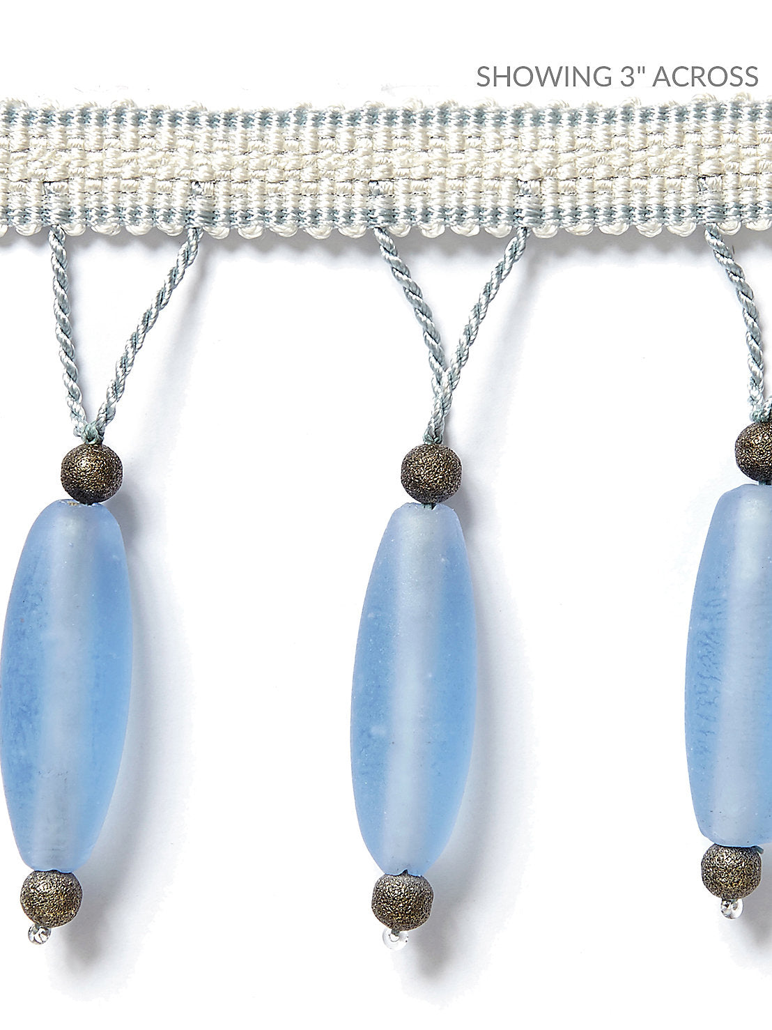 Vionnet Beaded Fringe - Sky