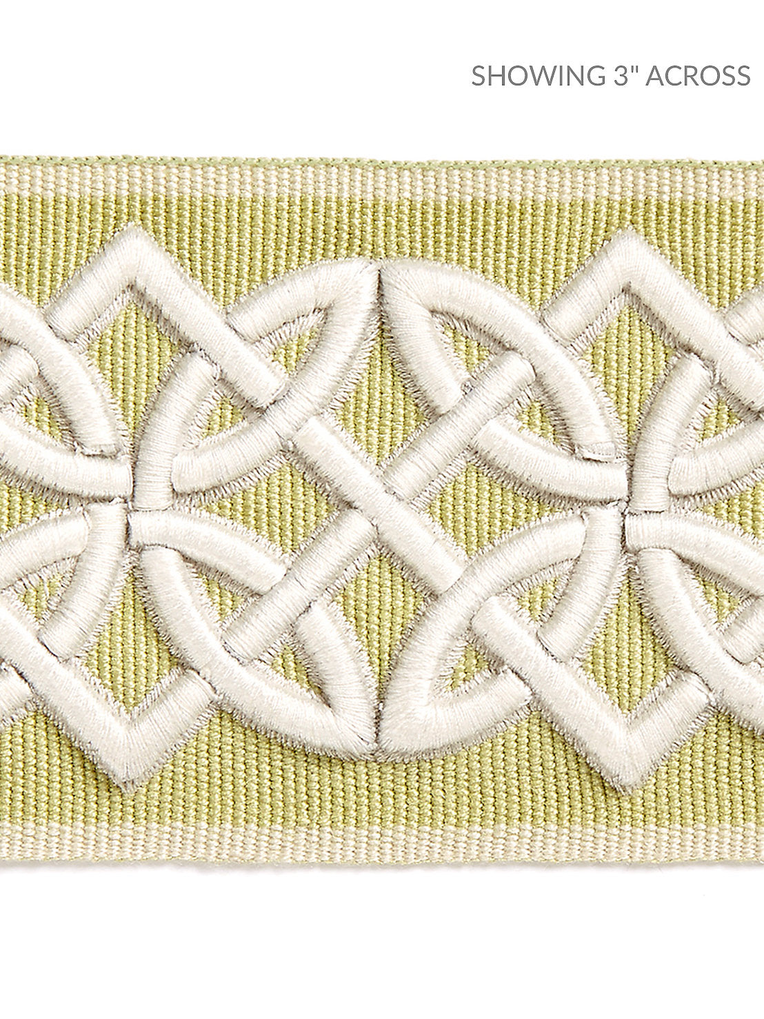 Celtic Embroidered Tape - Lettuce