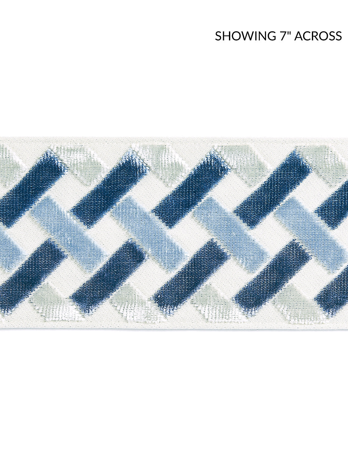 Parquet Velvet Tape - Blue Lagoon - Scalamandre Trim