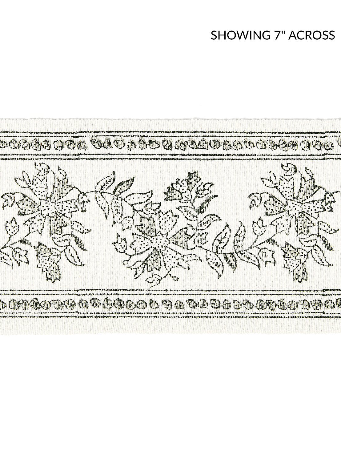 Citra Block Print Tape - Truffle - Scalamandre Trim
