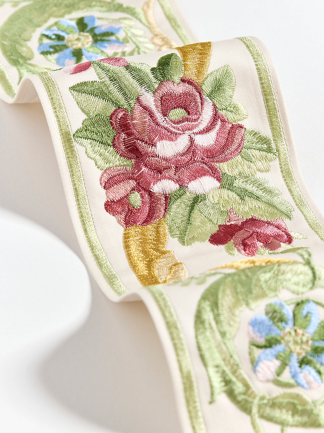 Reine Embroidered Tape - Multi Bloom