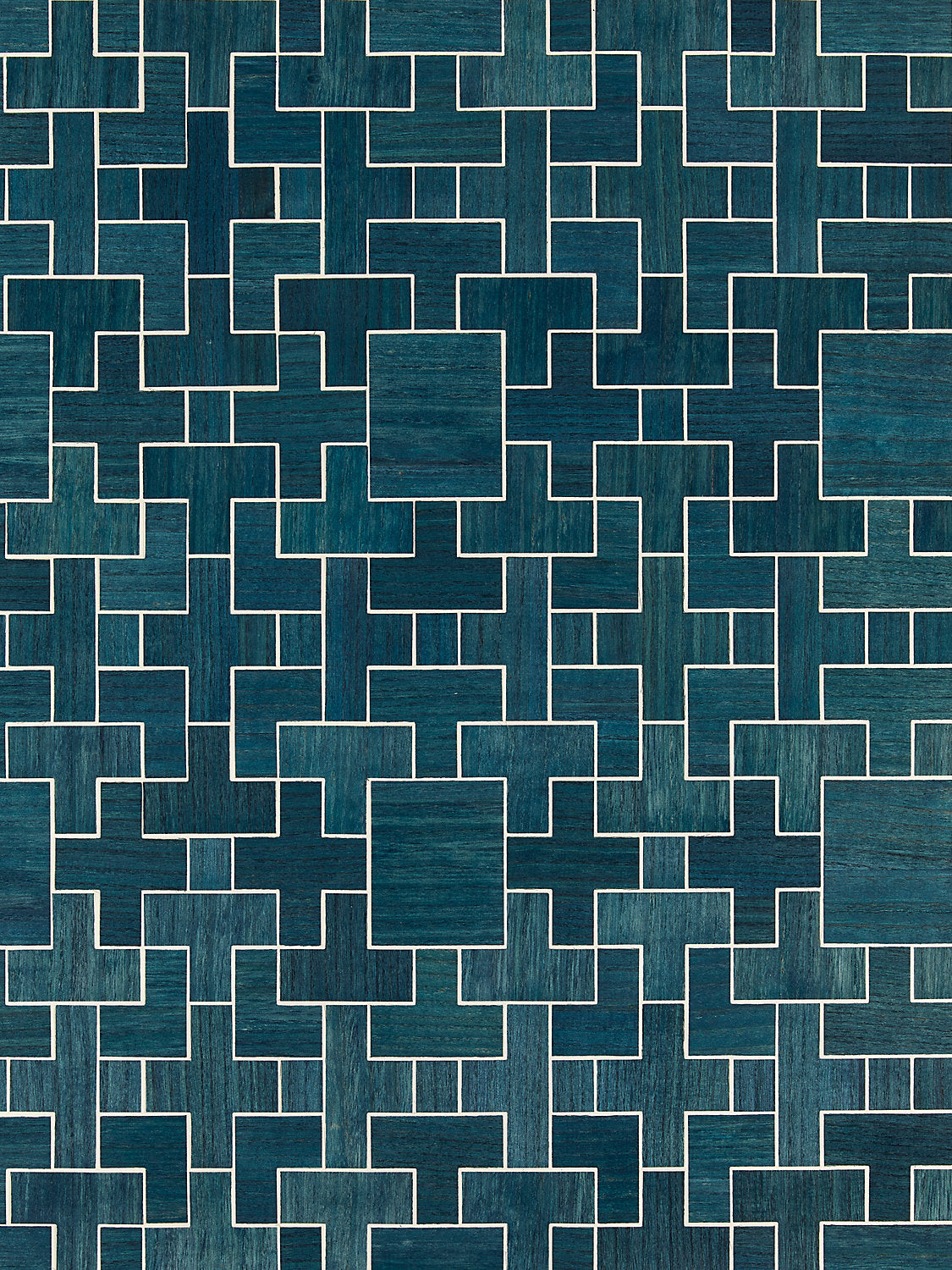 Allegro | Wood - Deep Sea - Scalamandre Wallpaper