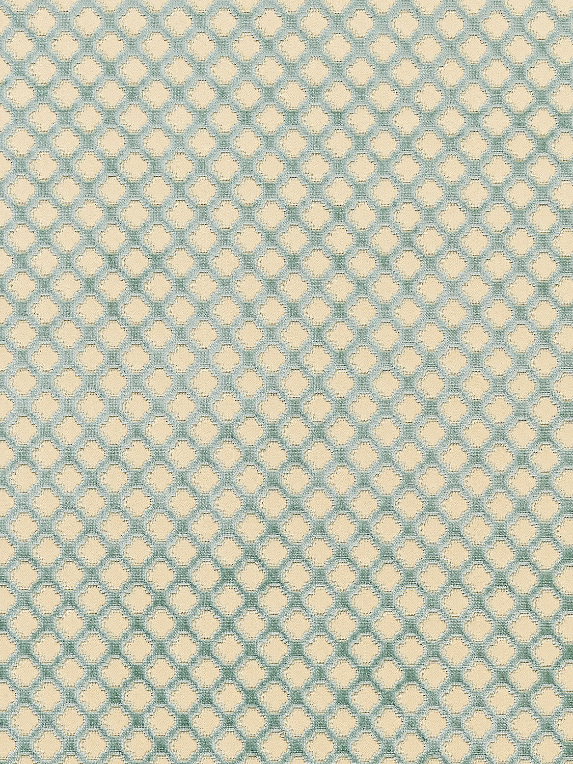 Pomfret | Silk - Blue On Beige - Scalamandre Fabric
