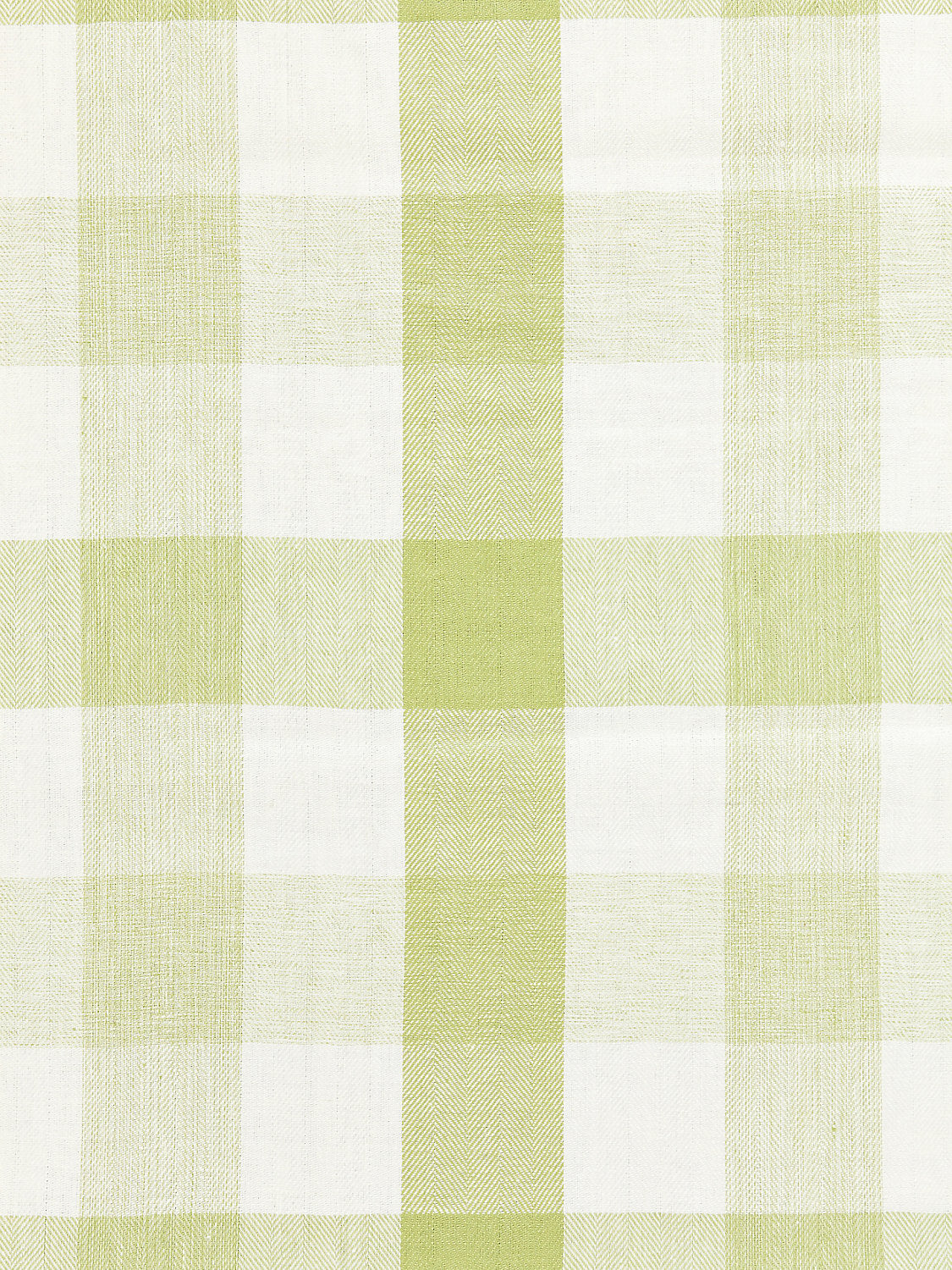 Westport Linen Plaid - Green Tea - Scalamandre Fabric