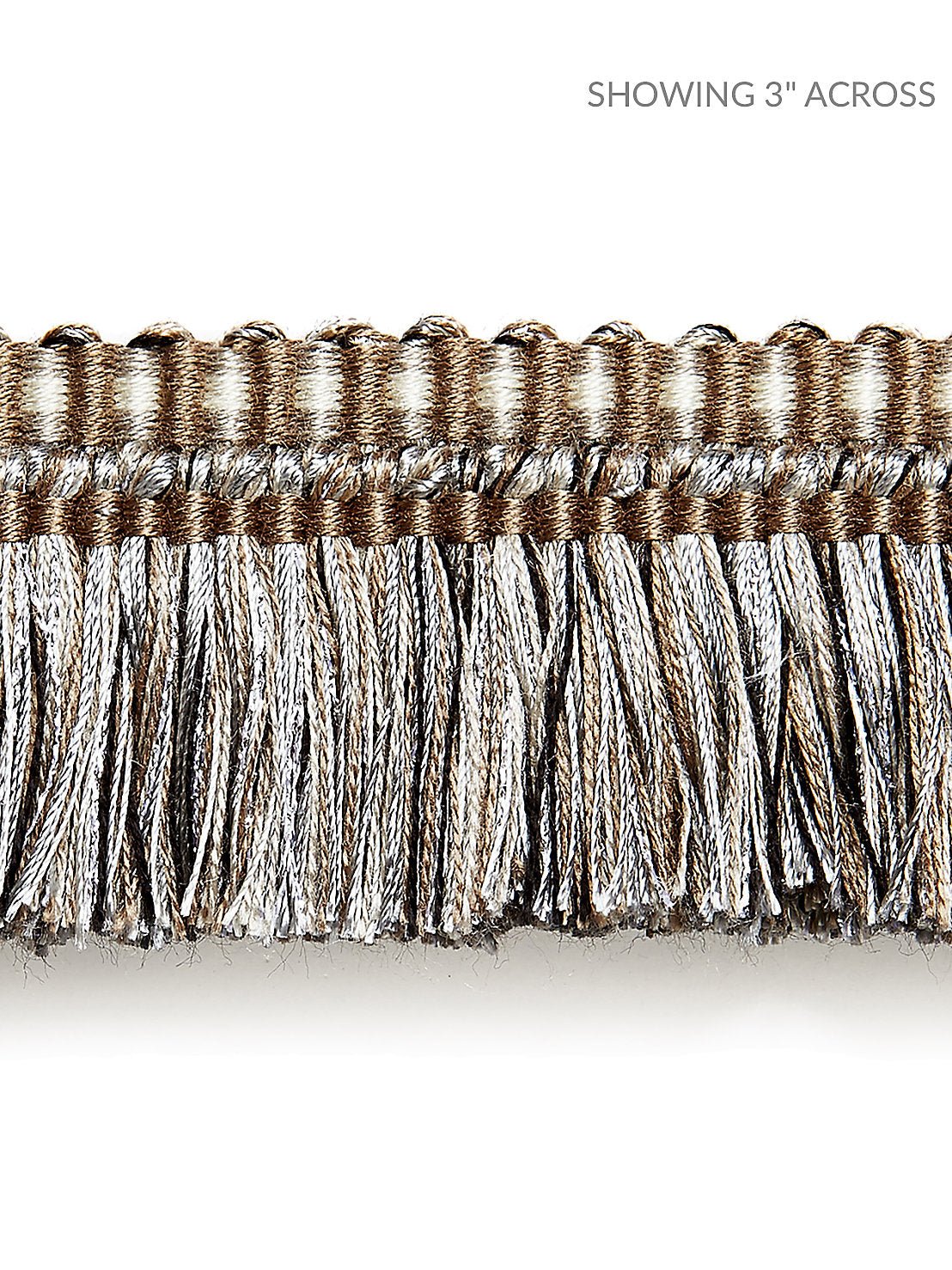 Shimmer Brush Fringe - Smoke