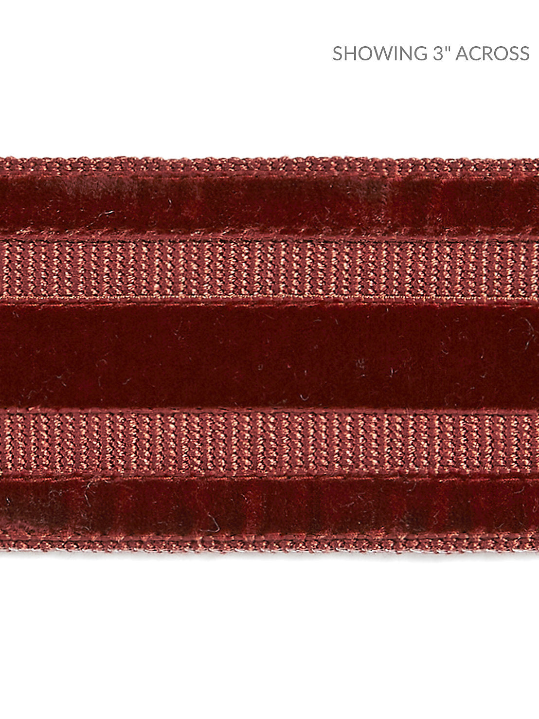 Runway Velvet Tape - Henna - Scalamandre Trim