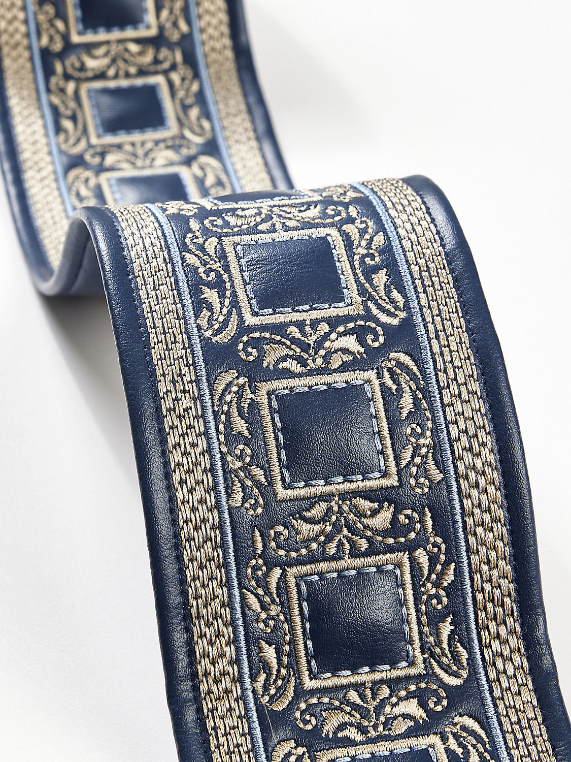 Archduke Embroidered Tape - Navy - Scalamandre Trim