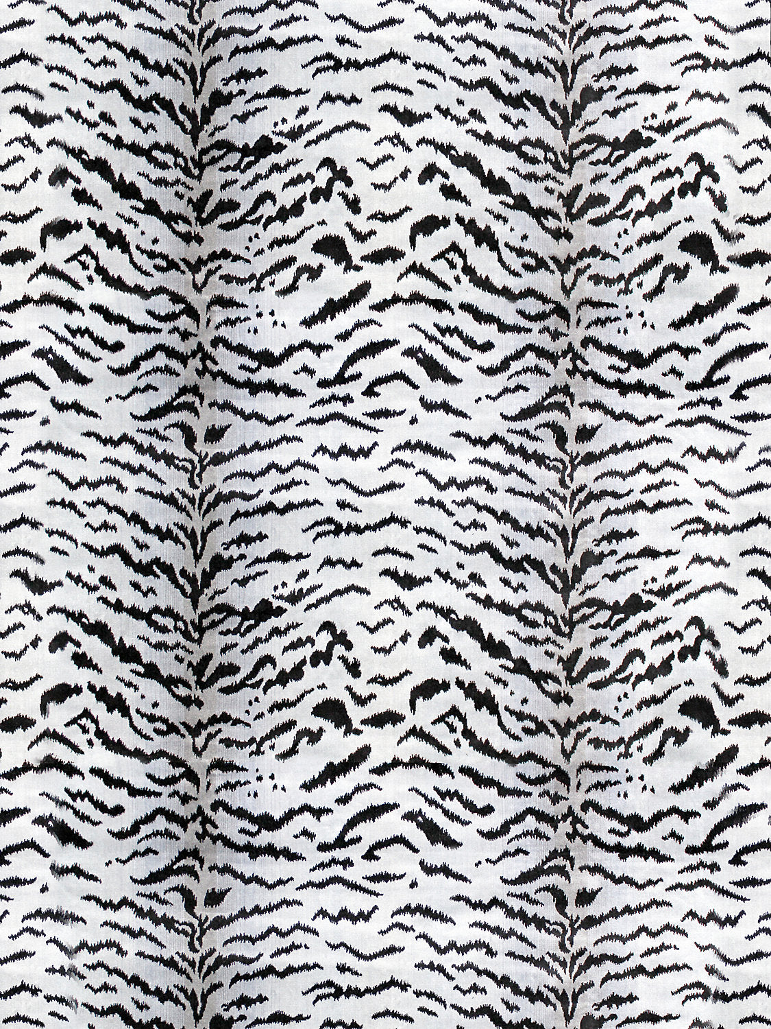 Tigre - Off-White & Black - Scalamandre Fabric