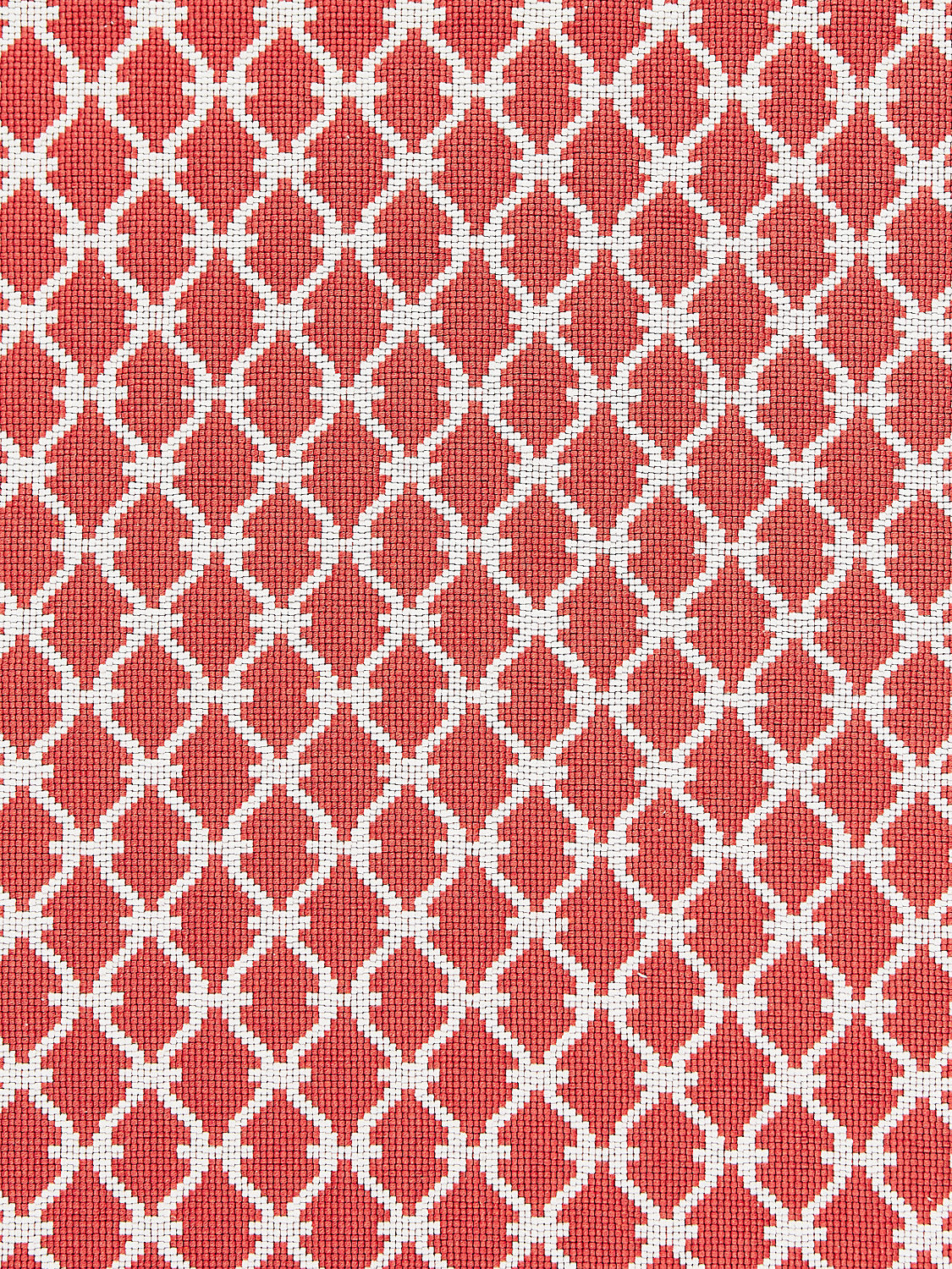 Trellis Weave - Poppy - Scalamandre Fabric