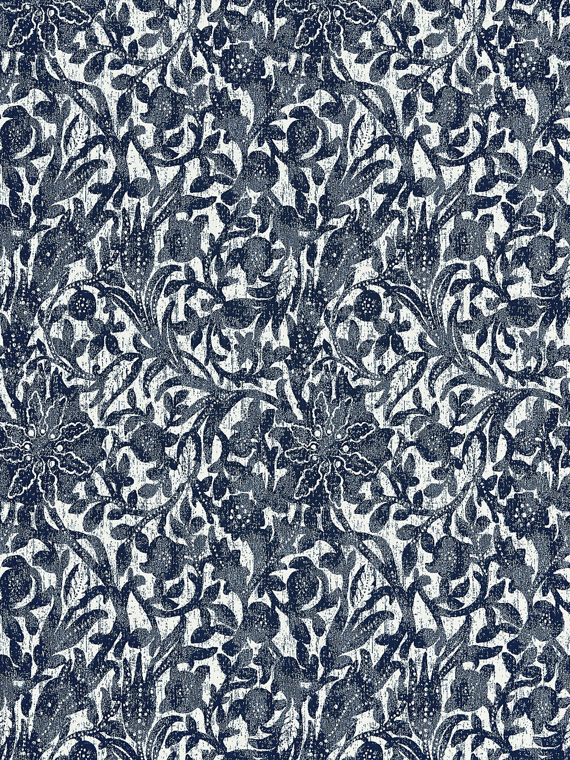 Bali Floral - Ultramarine