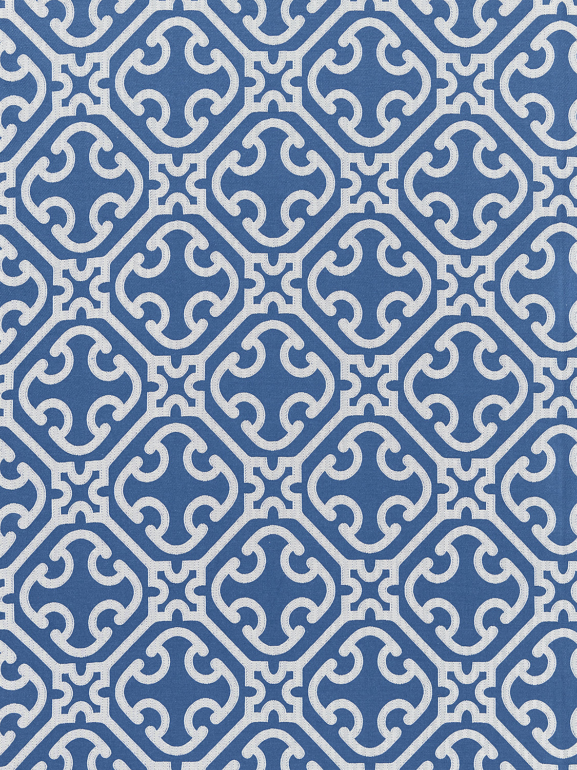 Ailin Lattice Weave - Porcelain - Scalamandre Fabric
