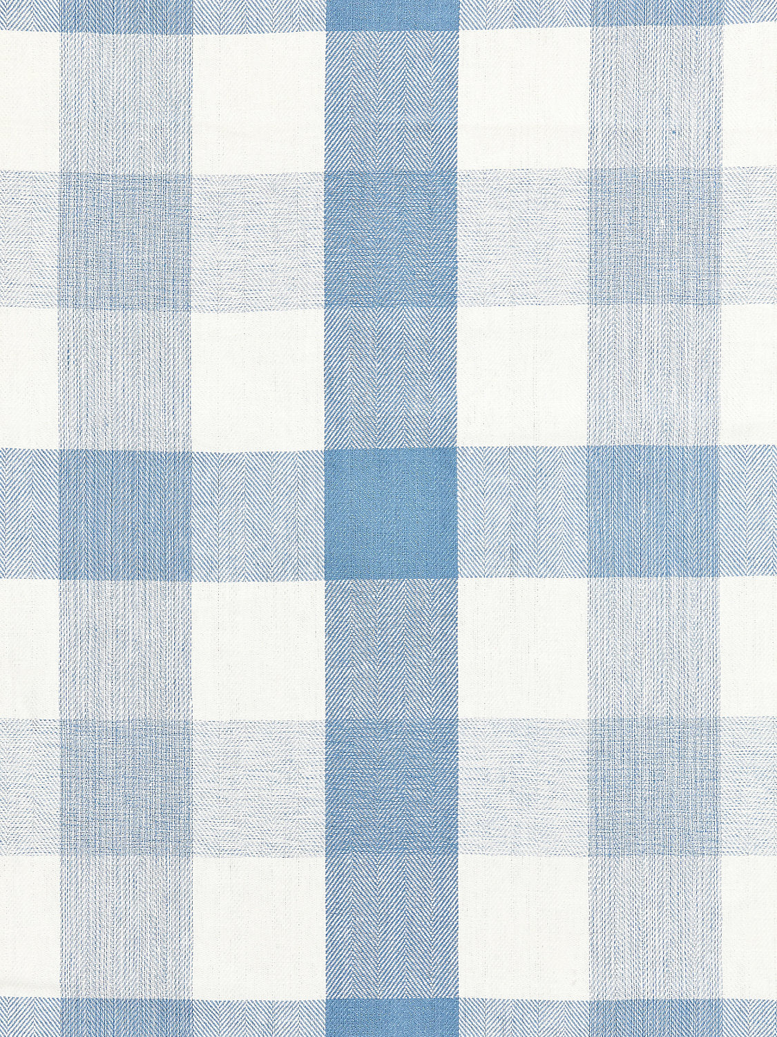 Westport Linen Plaid - Sky - Scalamandre Fabric