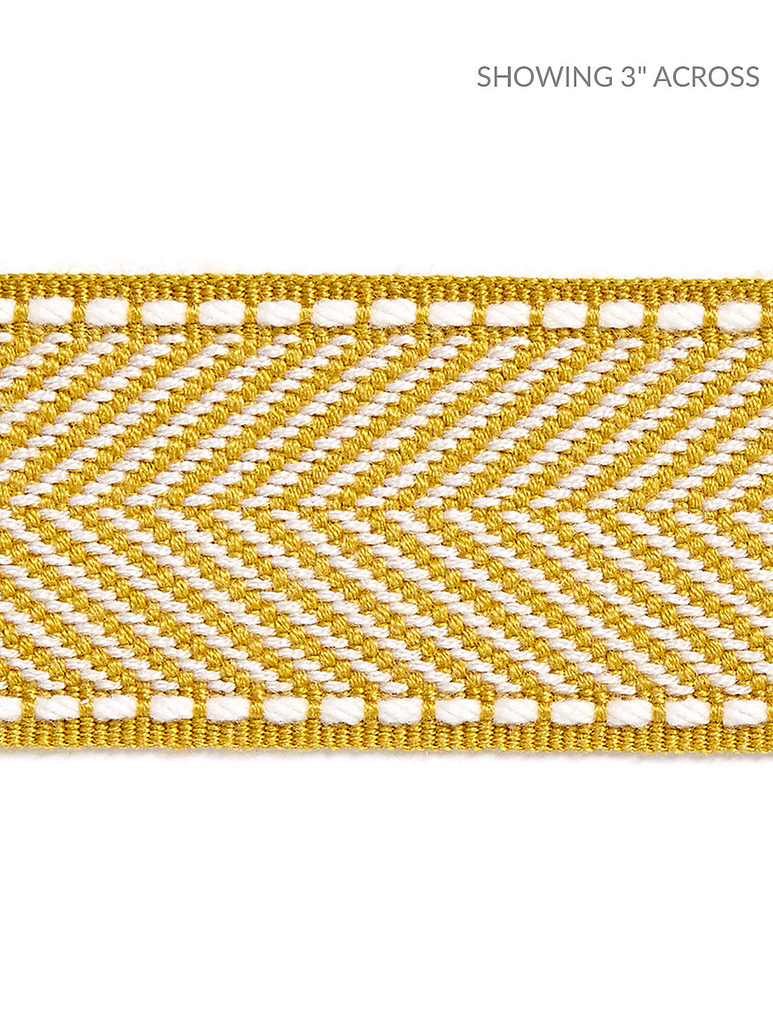 Montauk Herringbone Tape - Brass
