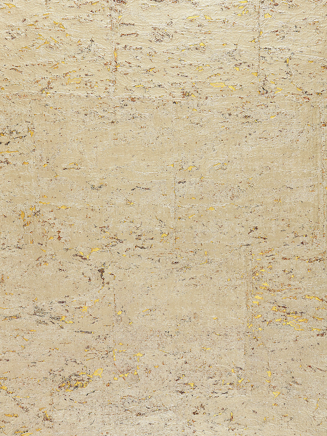 Metal Cork - White Gold - Scalamandre Wallpaper