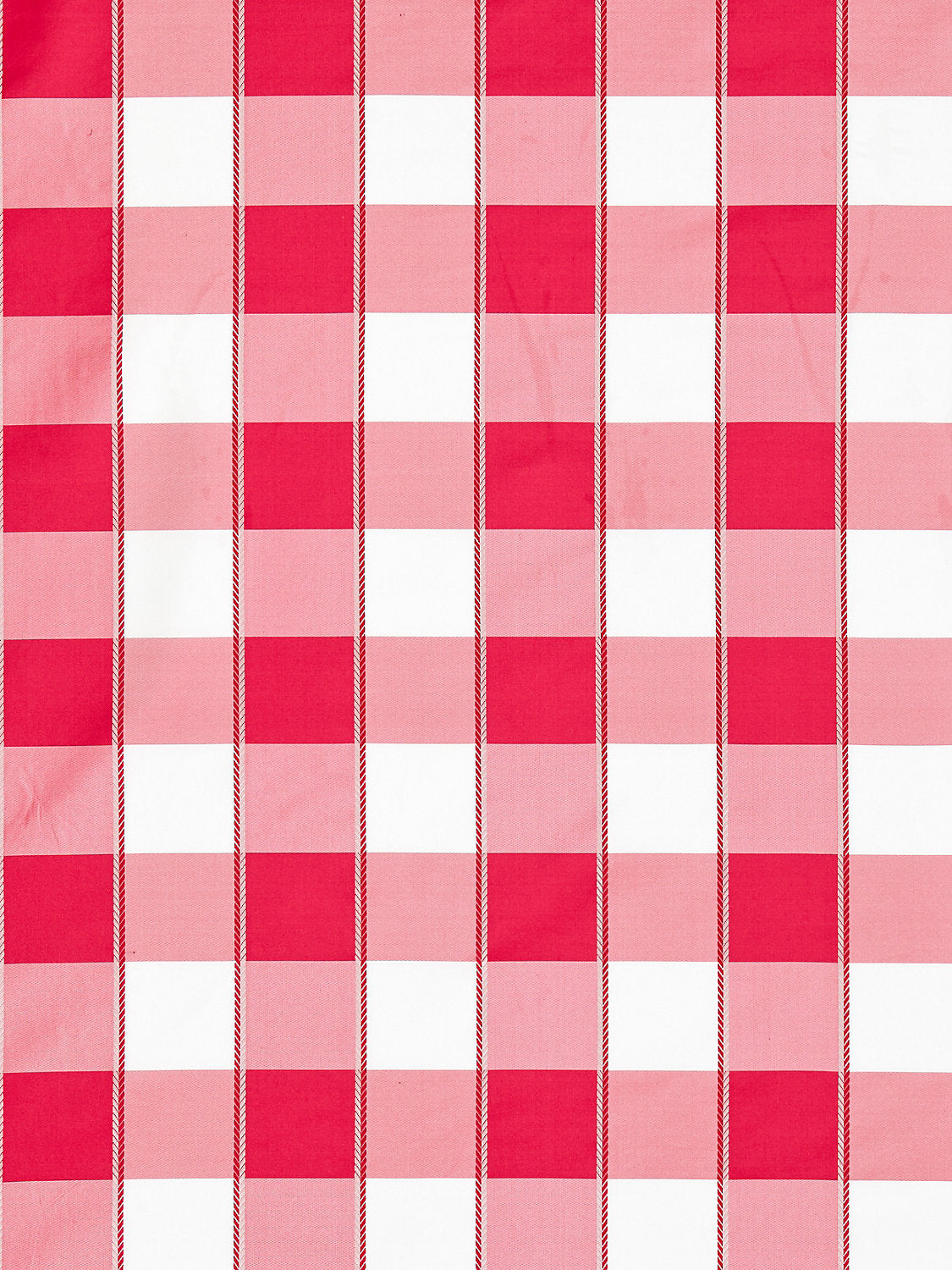 Chelsea Check - Cerise - Scalamandre Fabric