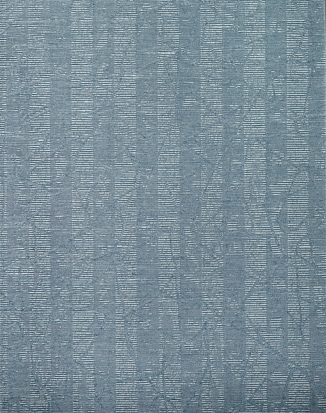 Sprig Linen Wallcovering - Midnight - Scalamandre Wallpaper