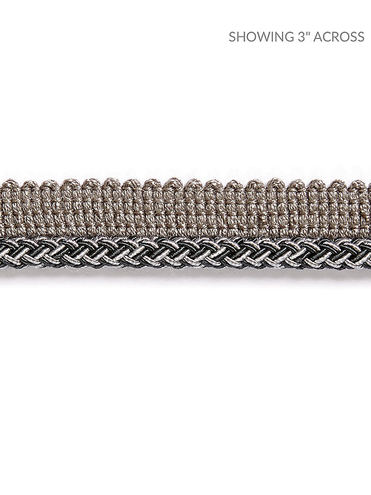 Georgica Braided Cord - Charcoal