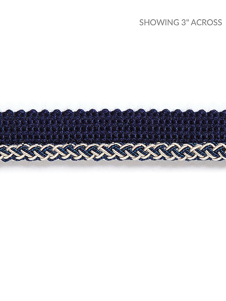 Georgica Braided Cord - Indigo - Scalamandre Trim