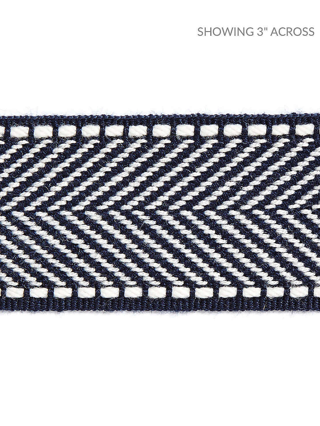 Montauk Herringbone Tape - Indigo - Scalamandre Trim