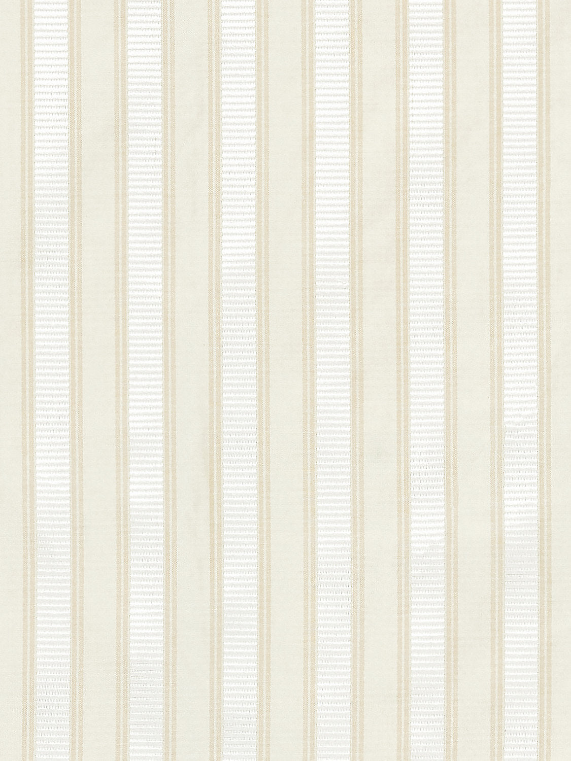 Shirred Stripe - Oyster White - Scalamandre Fabric
