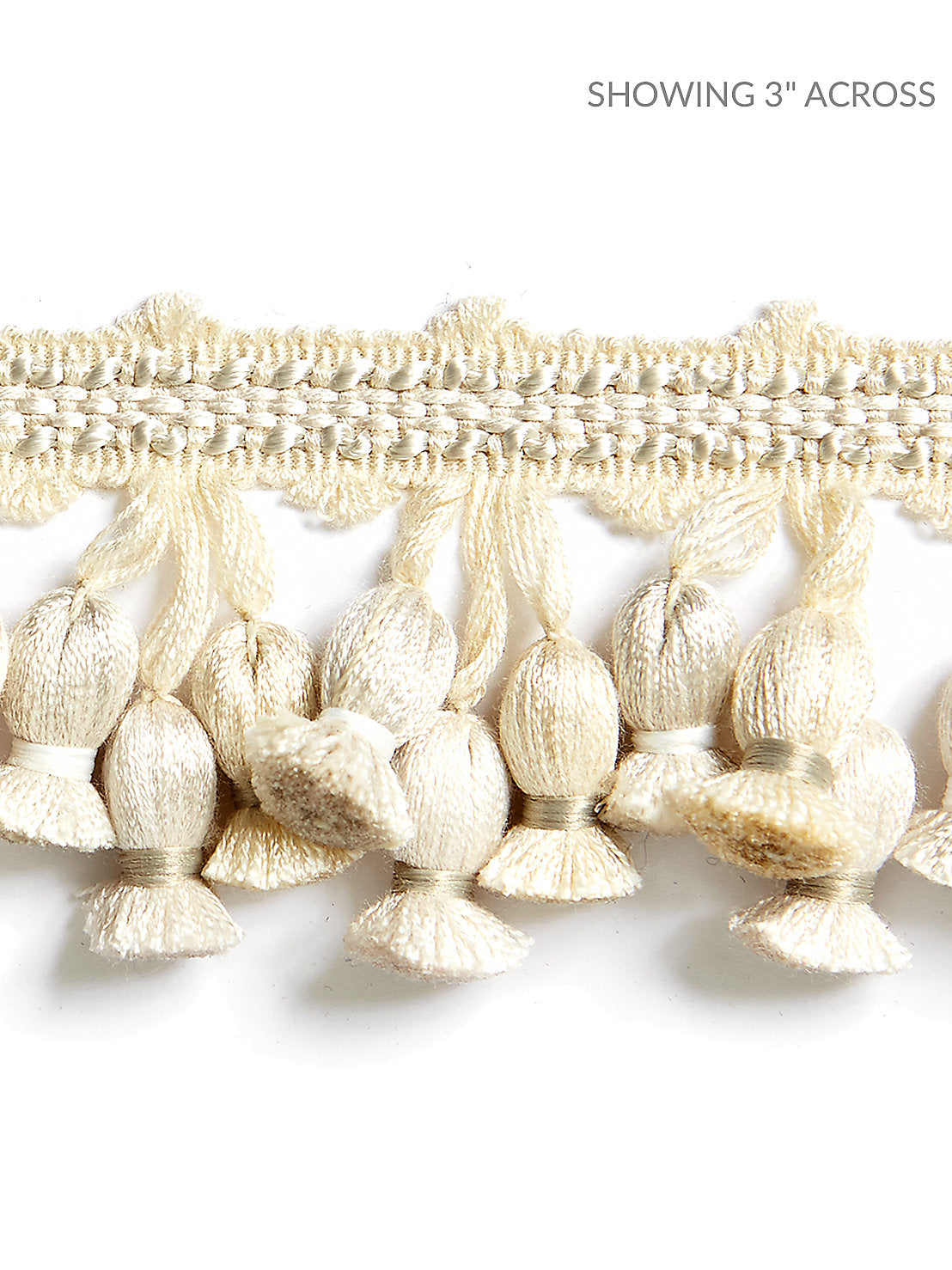 Newport Tassel Fringe - Ivory - Scalamandre Trim