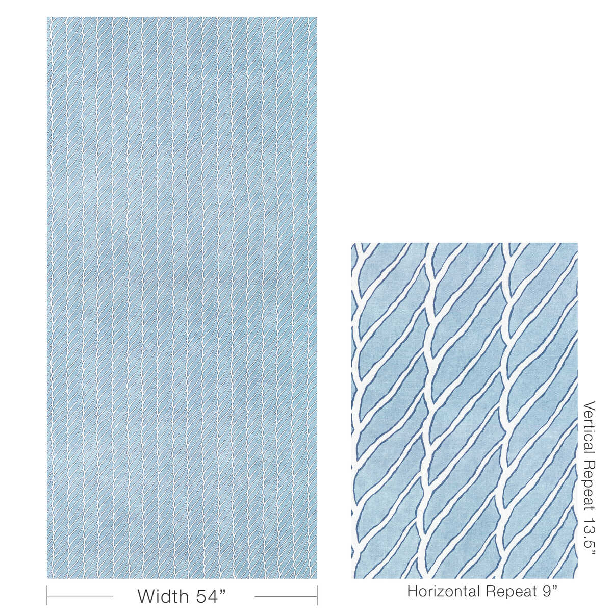 Sea Cable - Ocean - KRAVET BASICS Fabric