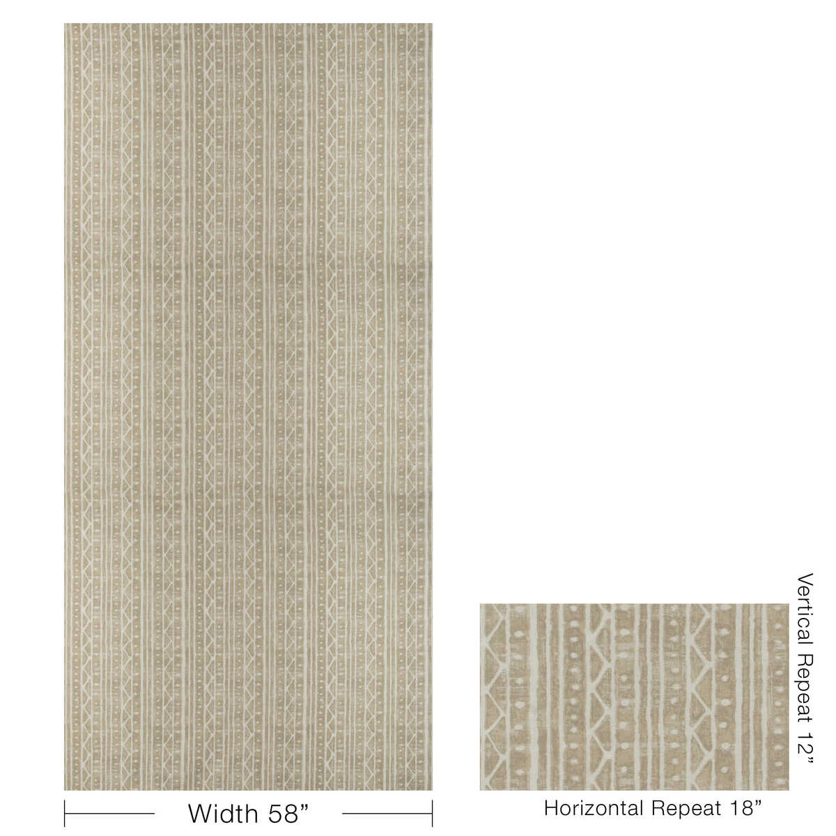 Shorecliff - Linen - KRAVET DESIGN Tela