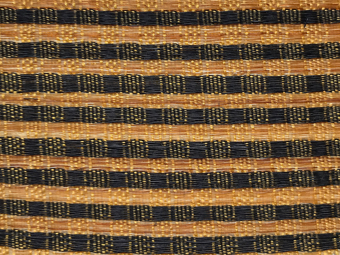 Dales Horsehair - Black / Yellow - Scalamandre Fabric