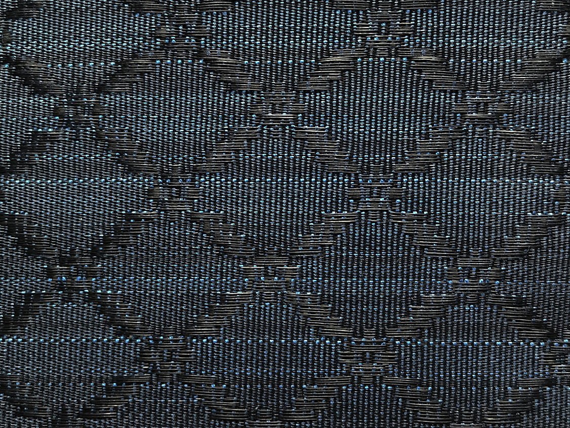 Jutland Horsehair - Blue / Black - Scalamandre Fabric