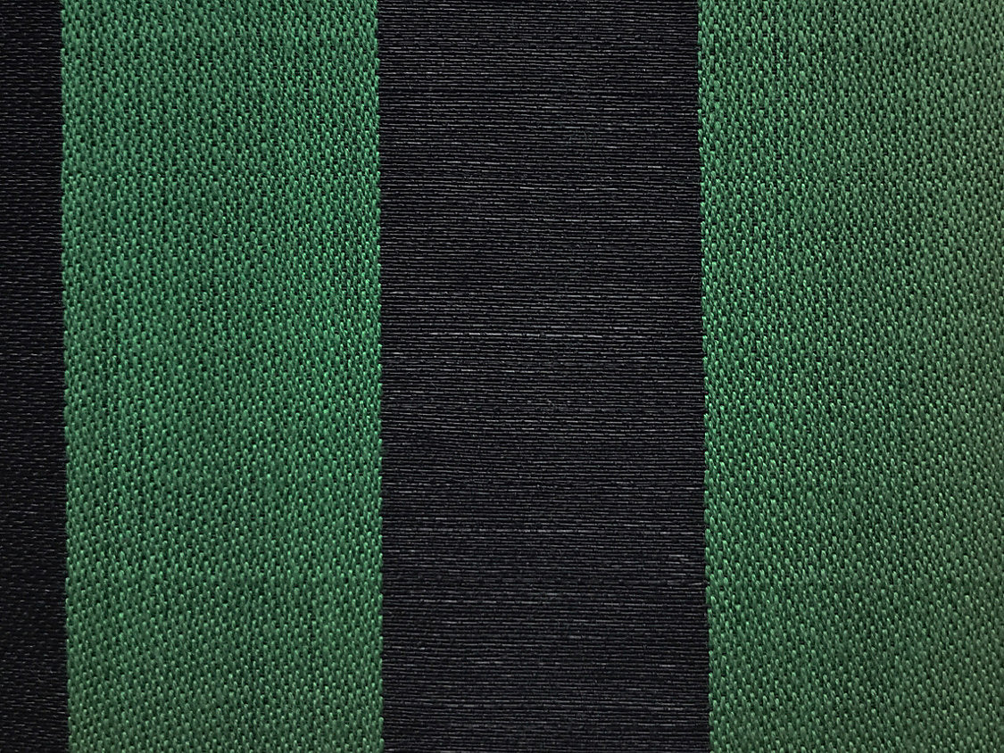 Breton Horsehair - Black / Green - Scalamandre Fabric