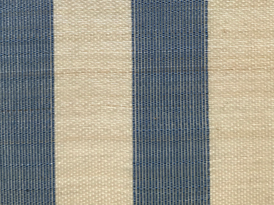 Fredericksborg Horsehair - Cream / Blue - Scalamandre Fabric