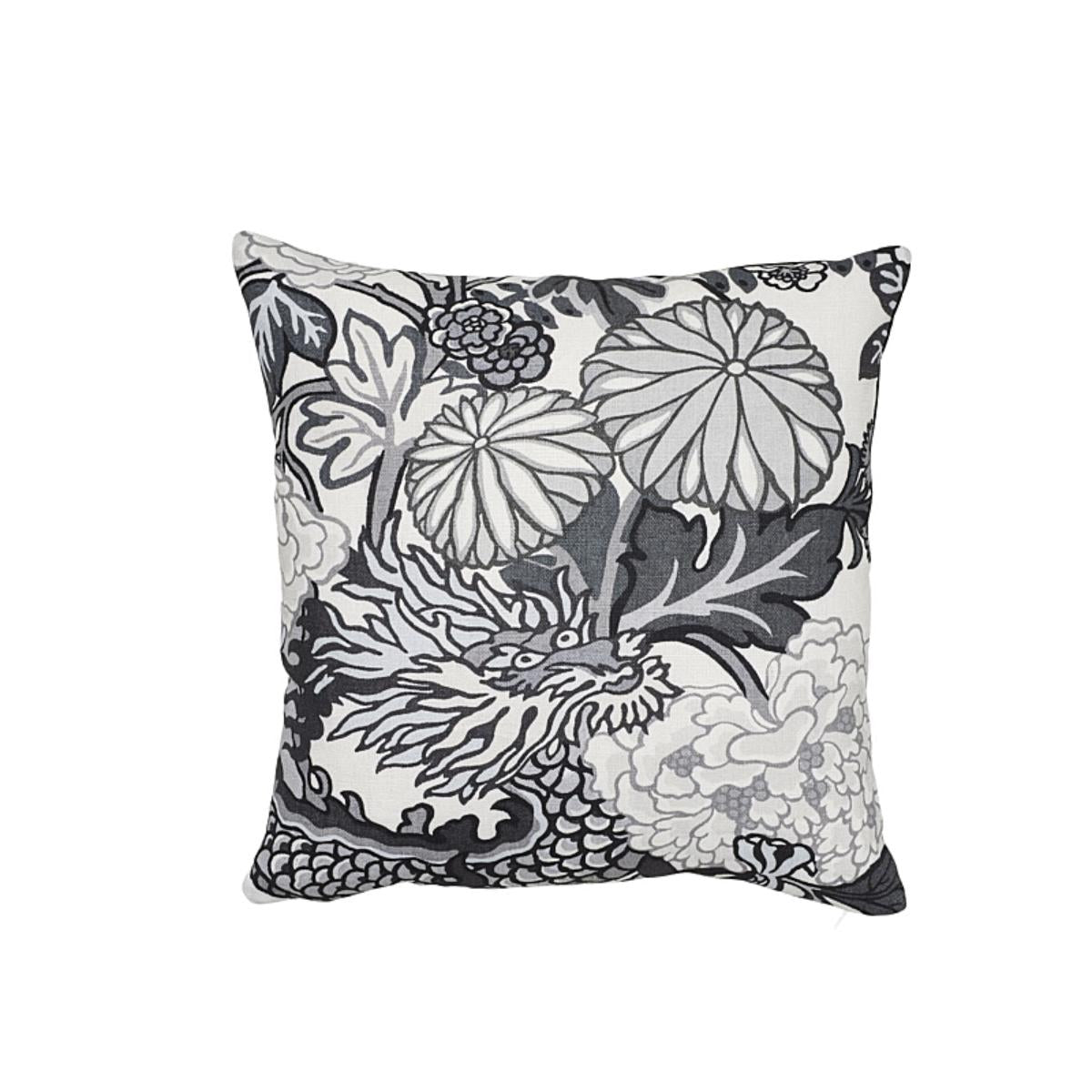 Chiang Mai Dragon - Smoke - SO17327604 - 18" x 18" - Schumacher Pillow