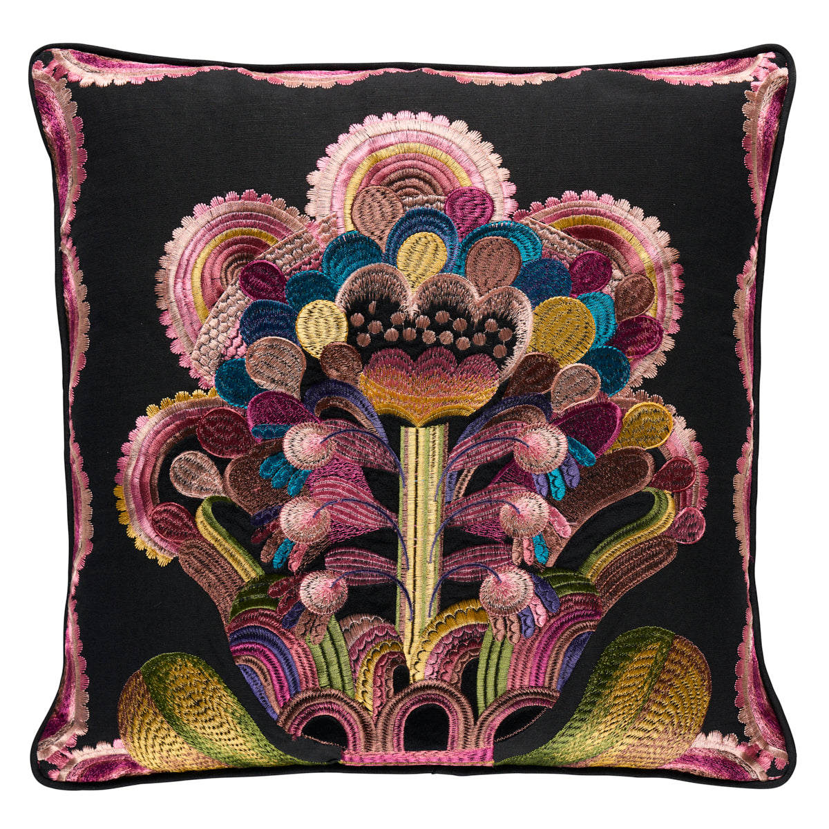 Le Coeur De La Fleur Pillow - Night - Schumacher SO18308304