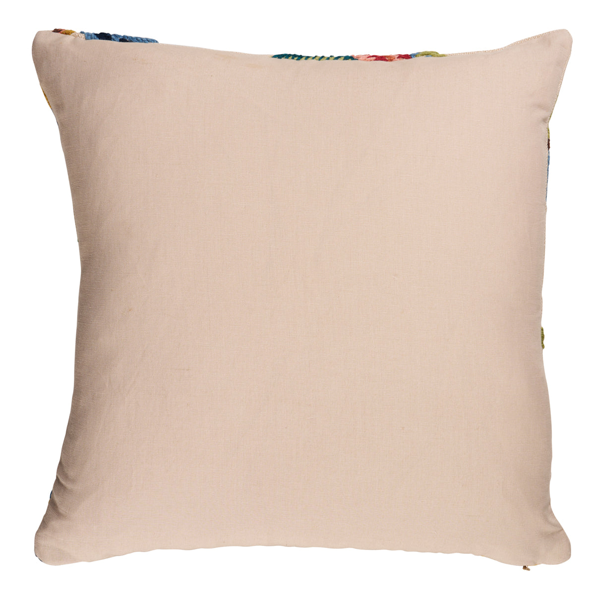 Spotswood Crewel Pillow A in Paradise by Schumacher - view 2 - Schumacher Pillow