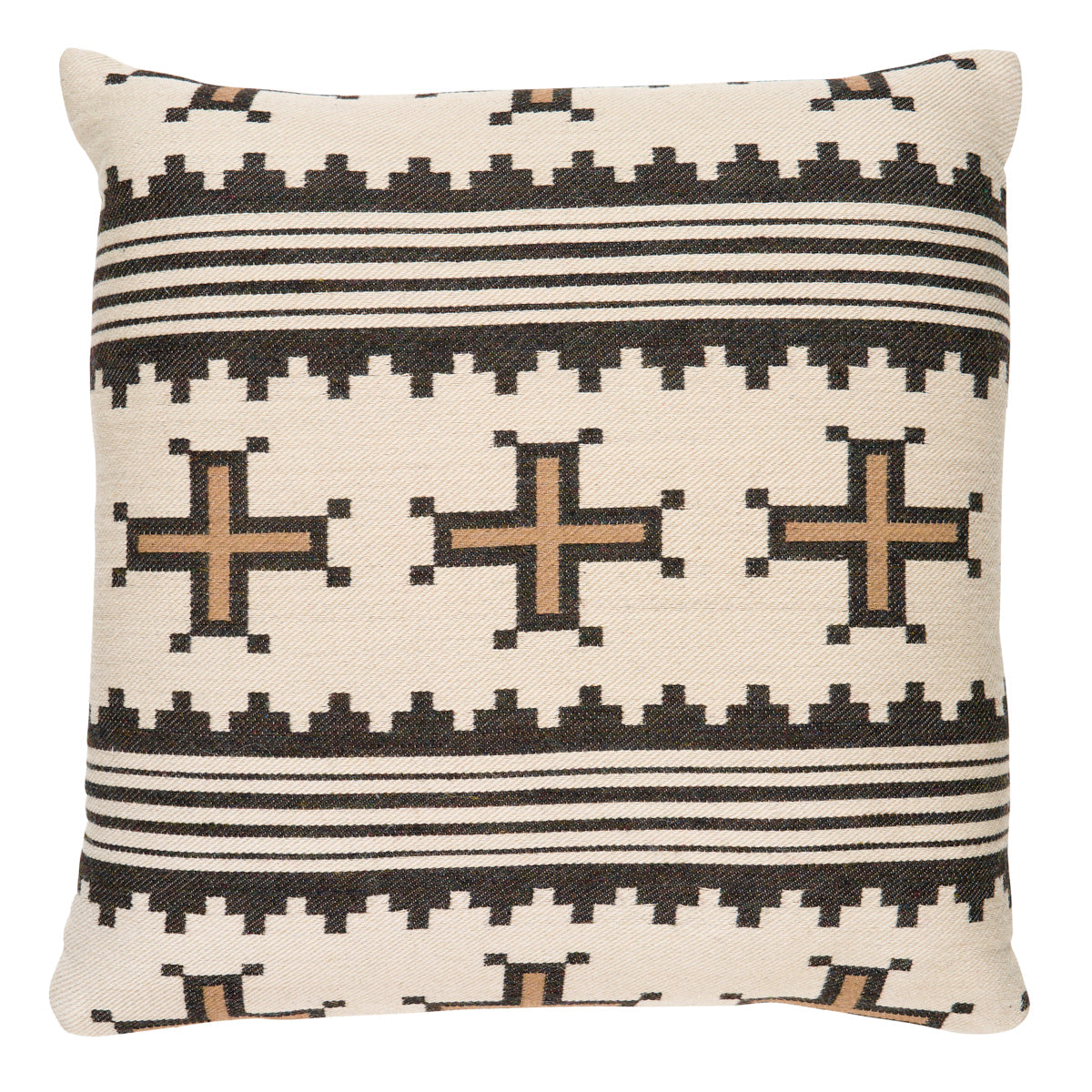 Schumacher Born for Water Pillow pillow in Neutral, 22" x 22" - Schumacher Pillow